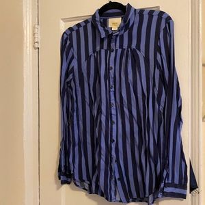 Stripped button down